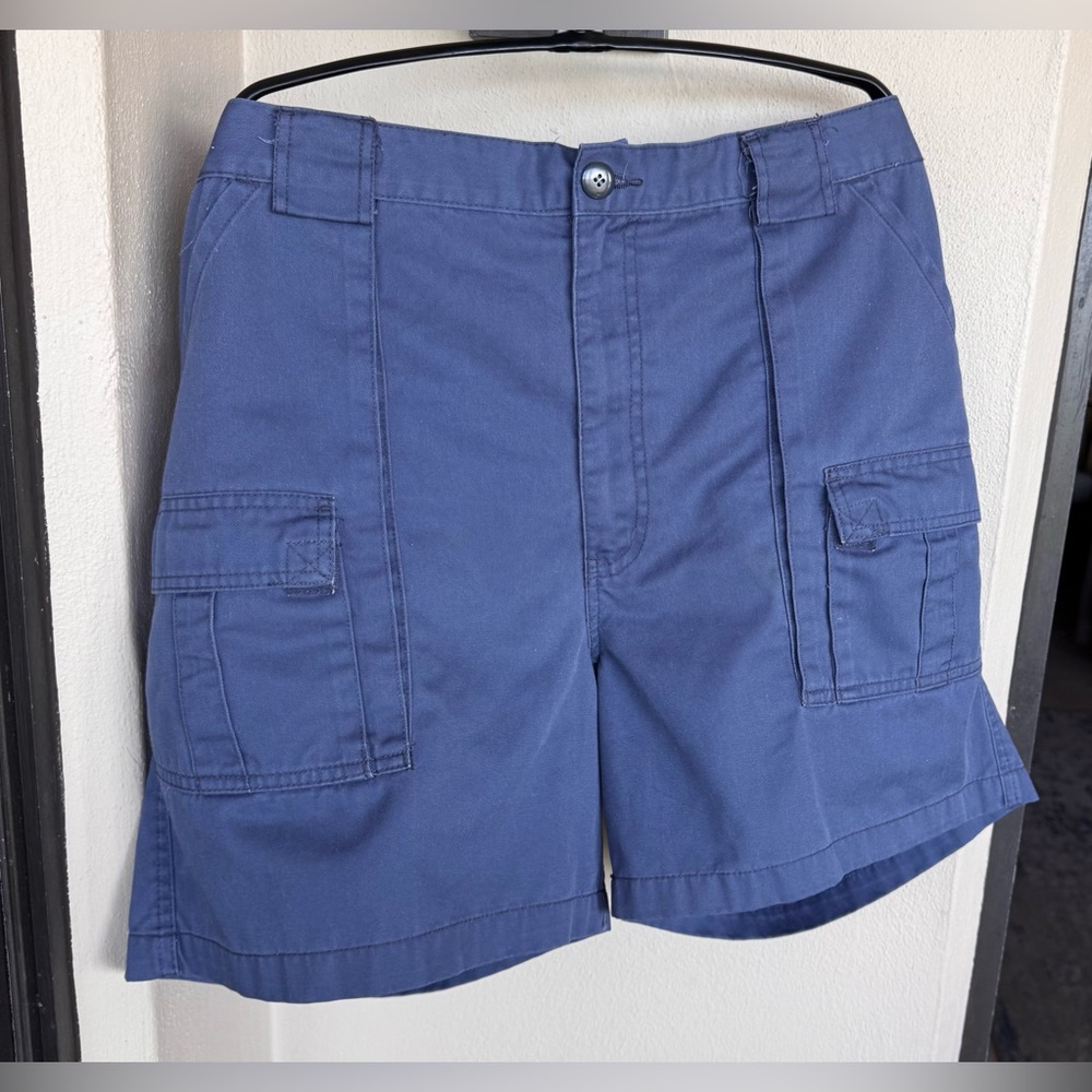 Weekender Men Cargo Hiking Short Bluish/Gray Comfort Waist Outdoor Pockets 40X6